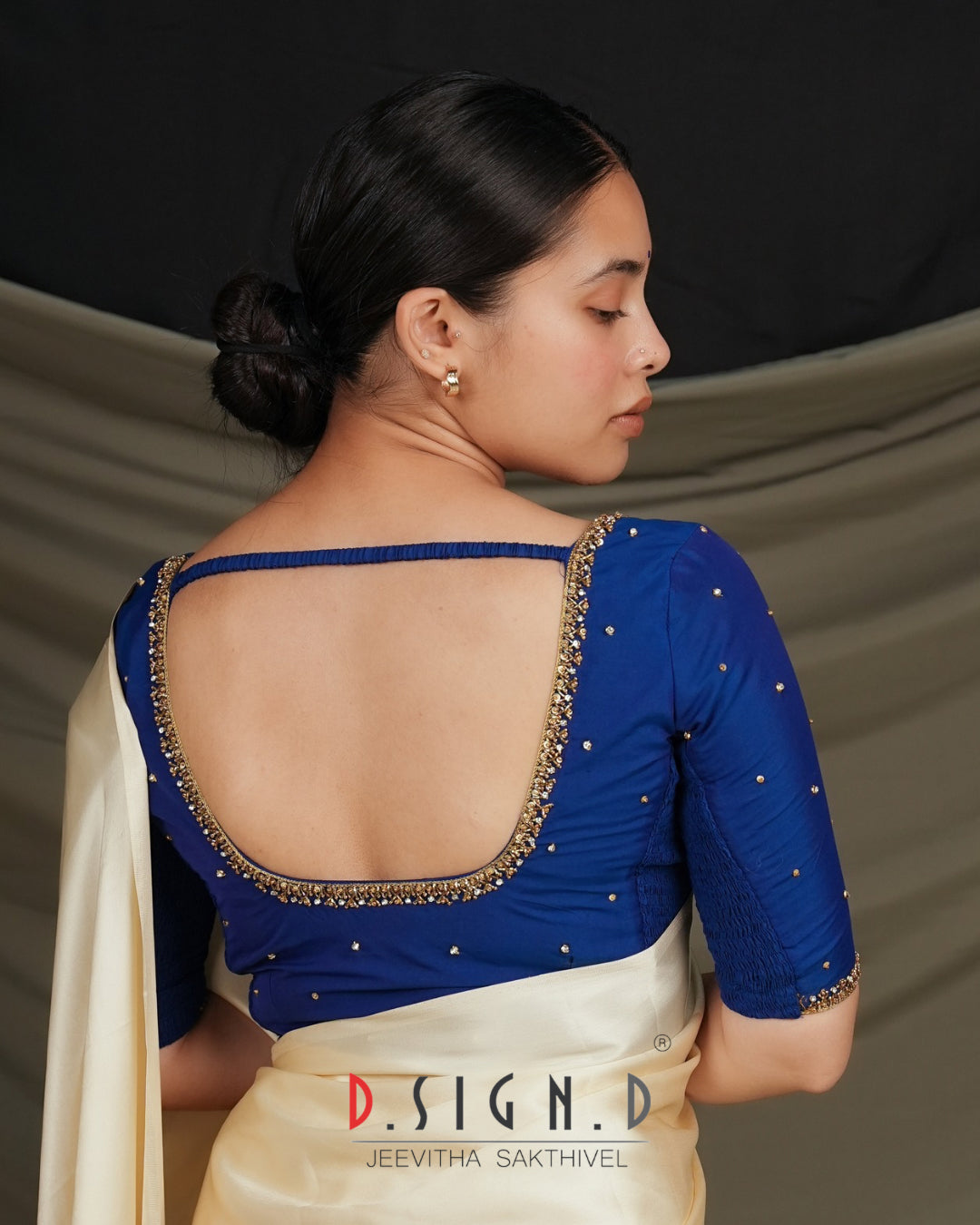 Anika - Blue Size flex Blouse