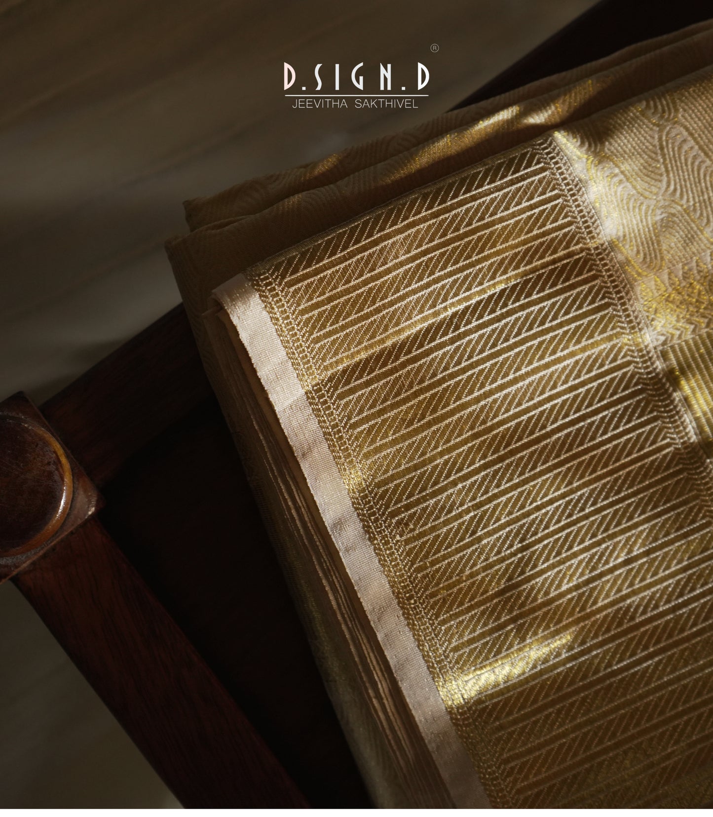 Aazhi- Celestial gold Spl Silk Blend Dhoti