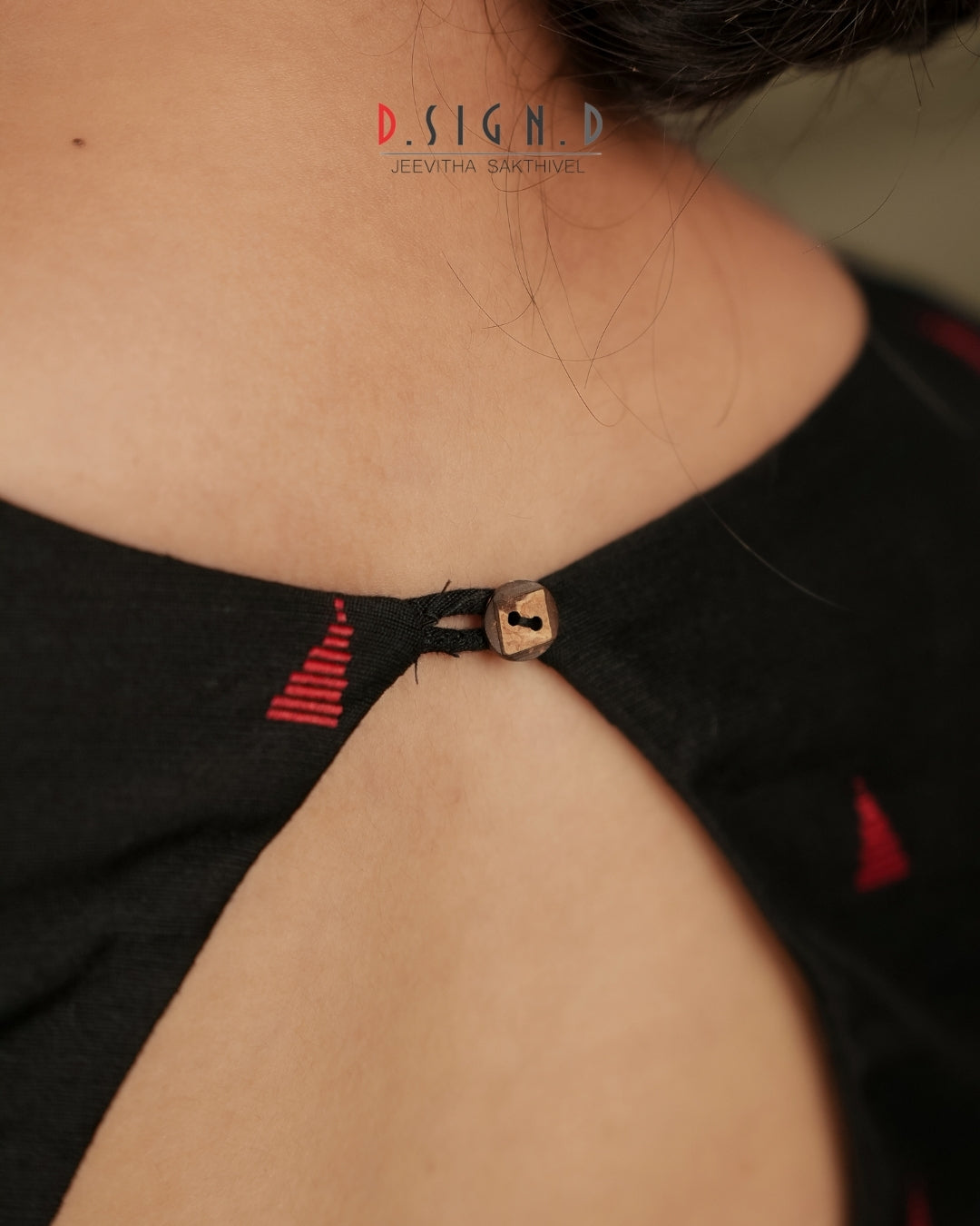 Heera Size flex Blouse - Black