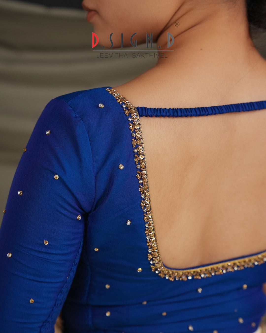 Anika - Blue Size flex Blouse