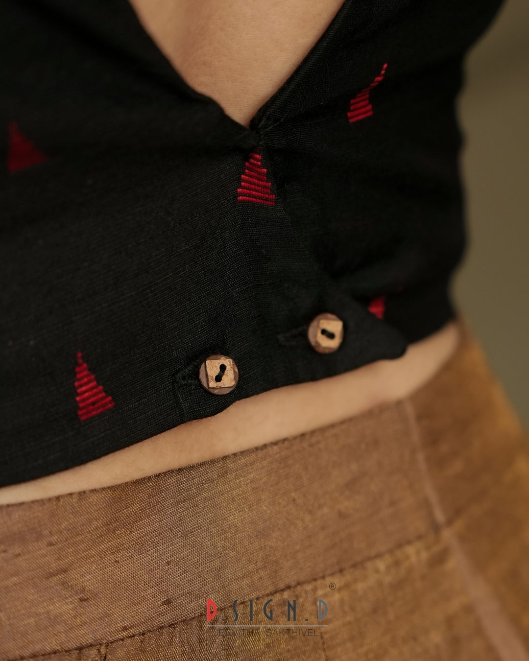 Heera Size flex Blouse - Black