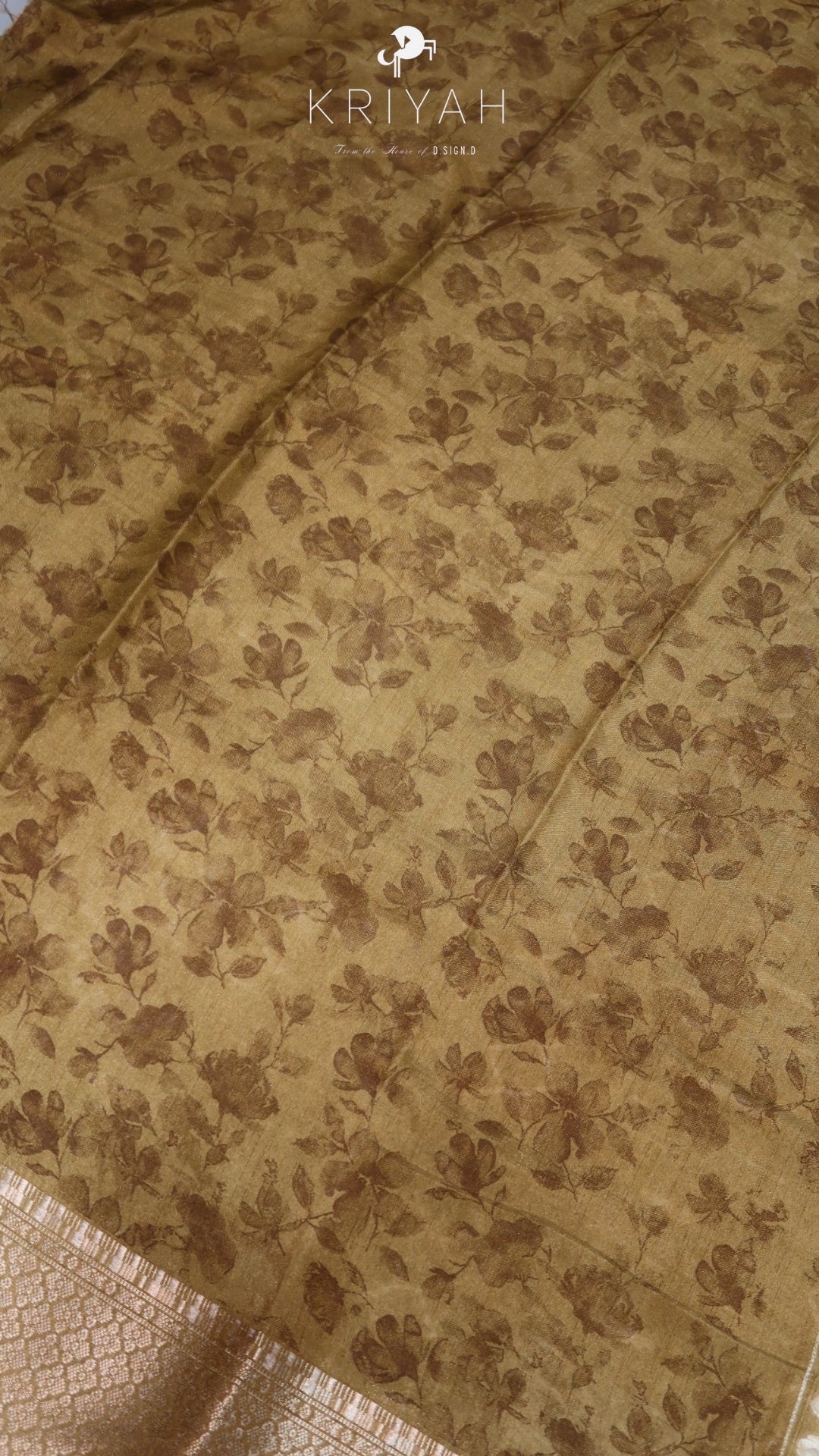 DOLA SILK SAREE WITH CHECK DESIGN MUSTARD