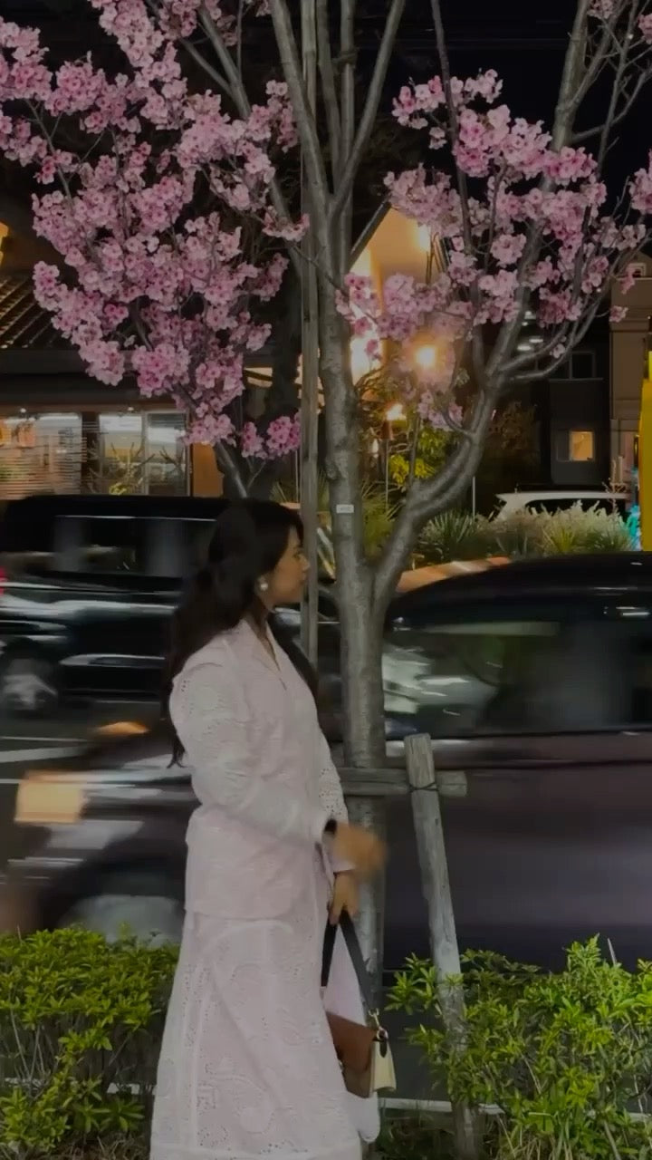 Pink Hakoba Co-Ord Skirt