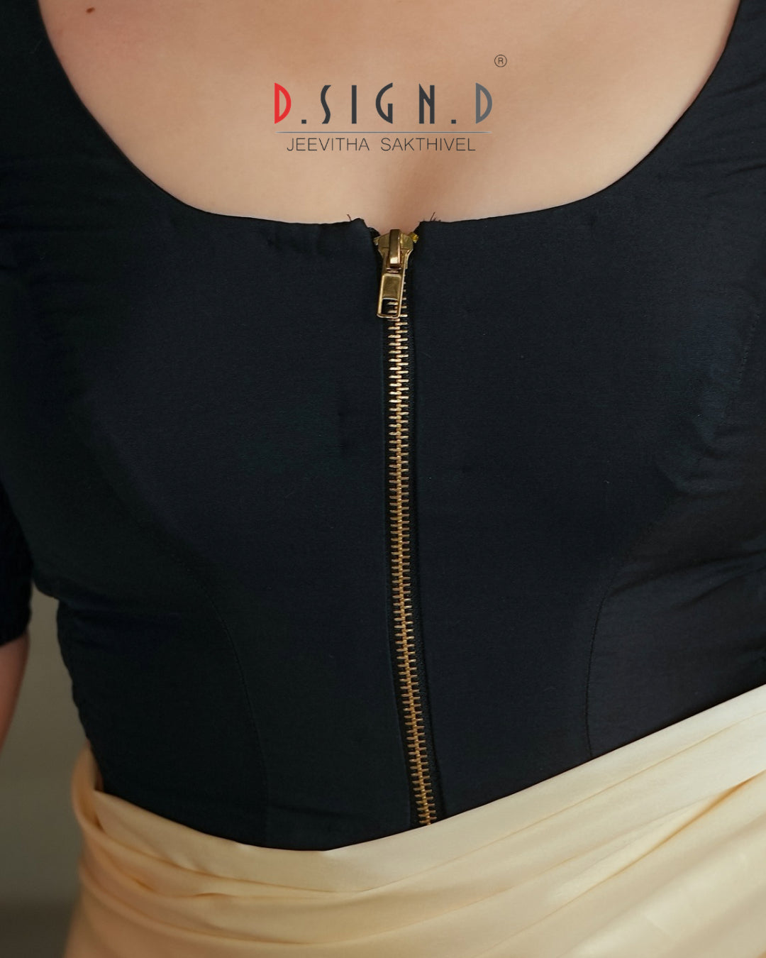 Anika - Black Size flex Blouse