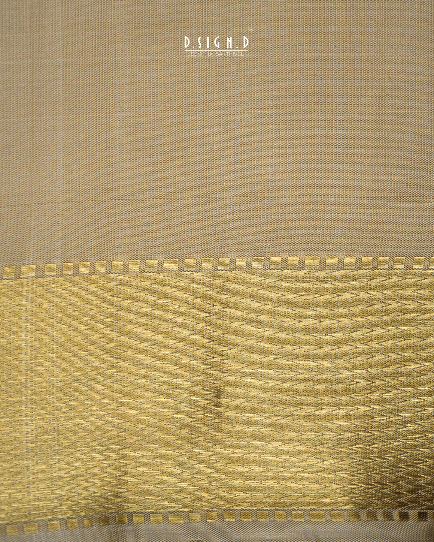 2G ZARI HANDLOOM - DIAMOND WEAVE BORDER PURE SILK DHOTI - 9x52G