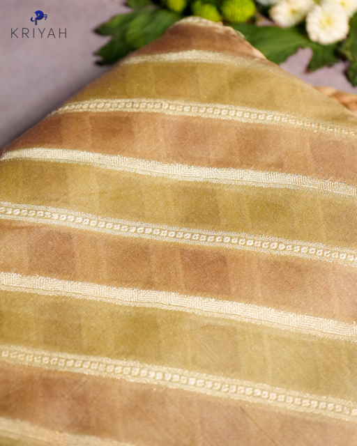 Chiniya silk Saree - Powder Yellow