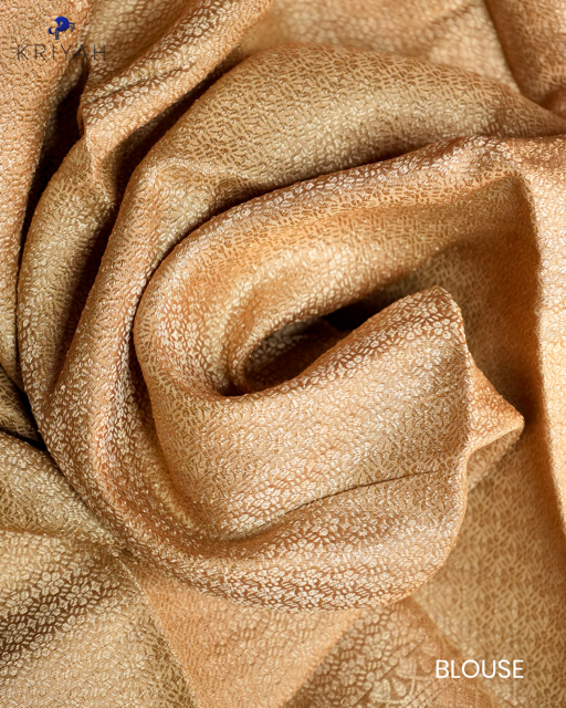 Chiniya silk Saree - Powder Yellow
