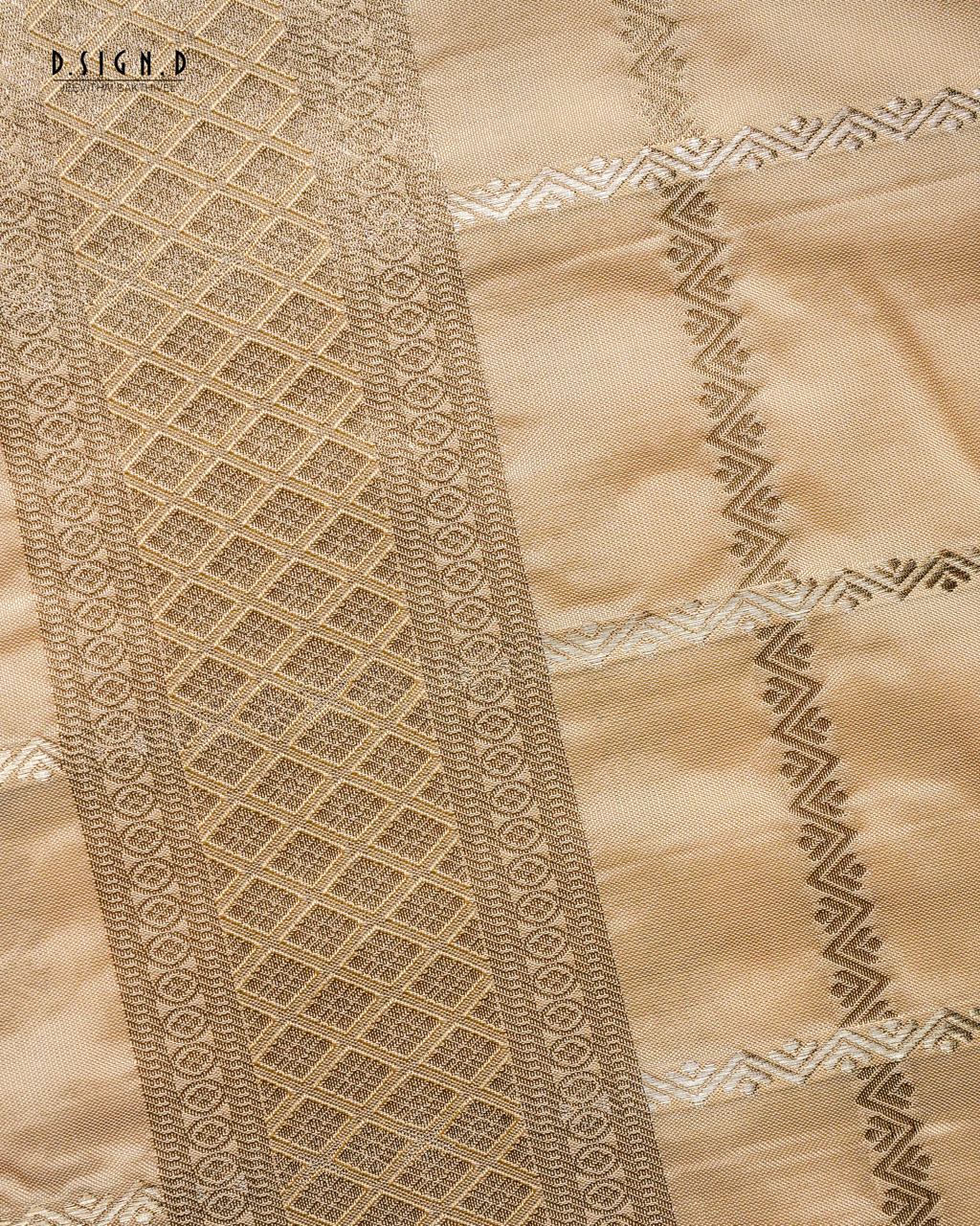 KATTAM SOFT SILK DHOTI SET - GOLD