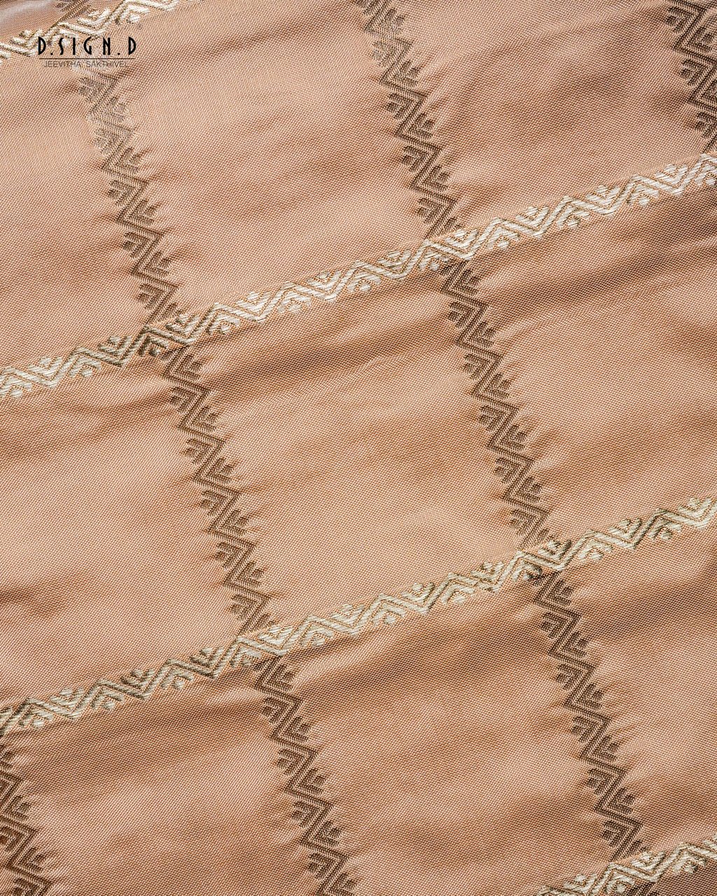 KATTAM FINE SILK DHOTI SET - COPPER