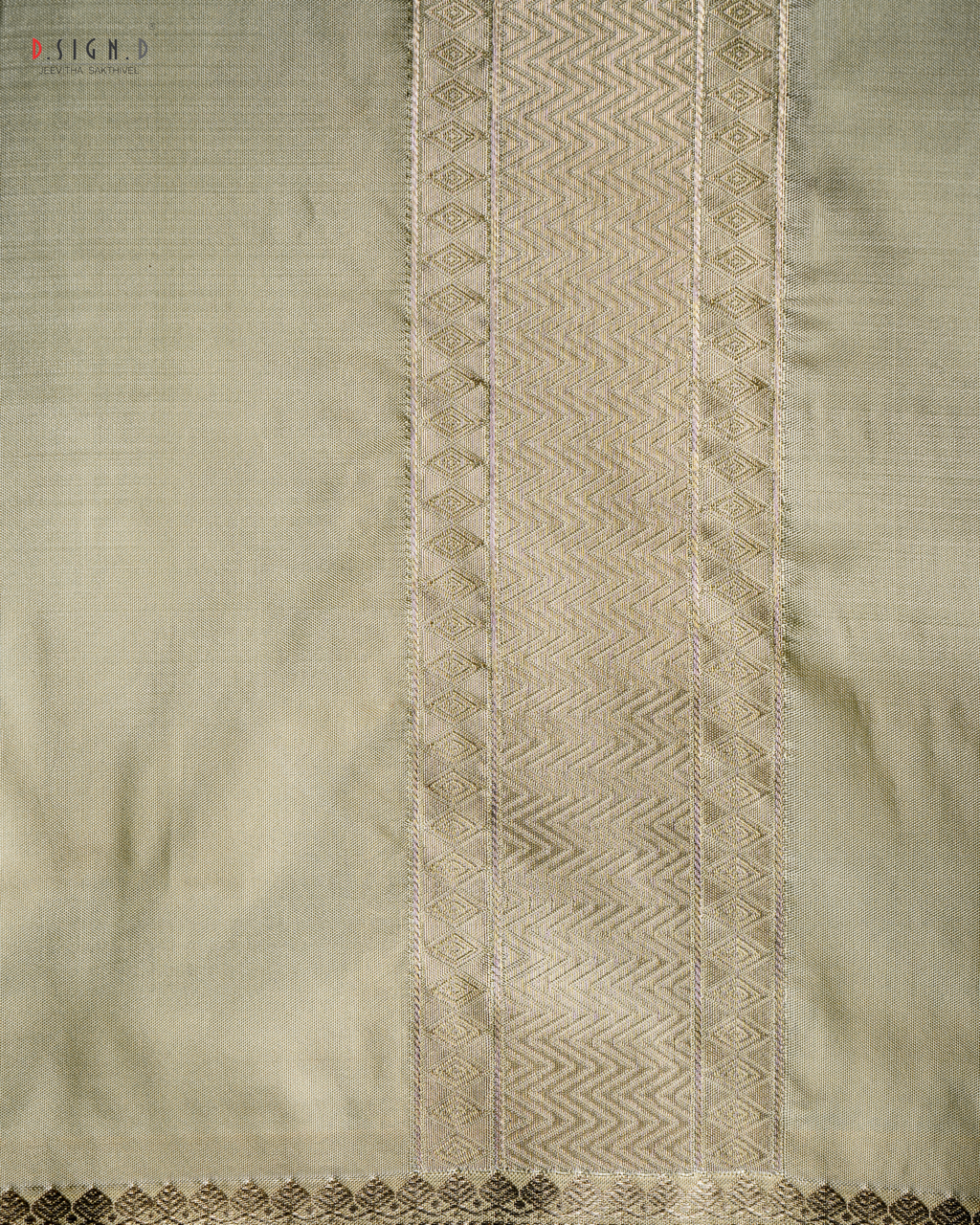 Classic- Pista fine silk dhoti set