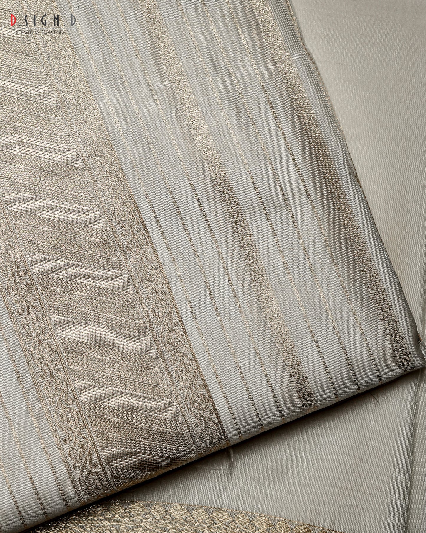 PARAMPARA WHITE FINE SILK DHOTI SET