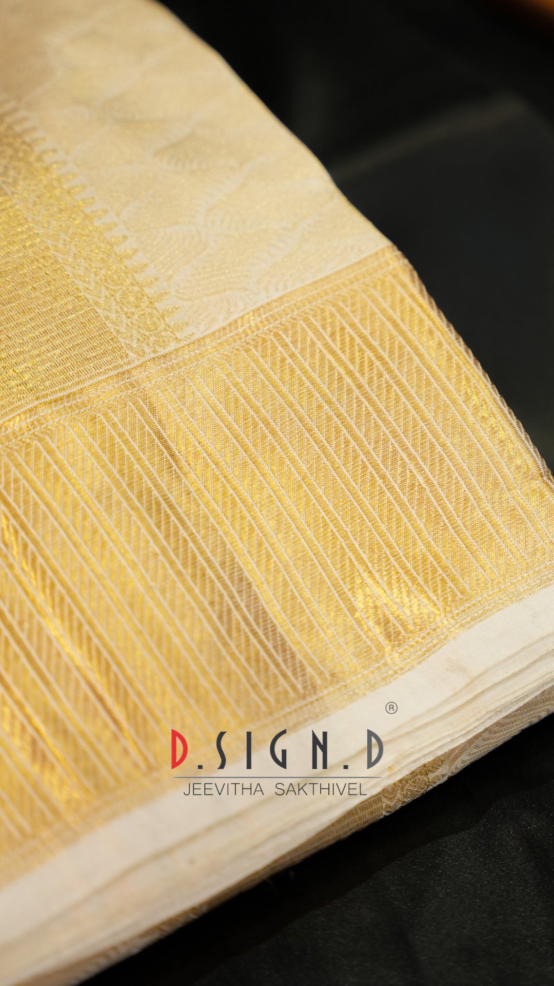 Aazhi- White Spl Silk Blend Dhoti