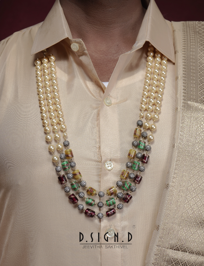 GOLD SIRU KATTAM SOFT SILK DHOTI SET