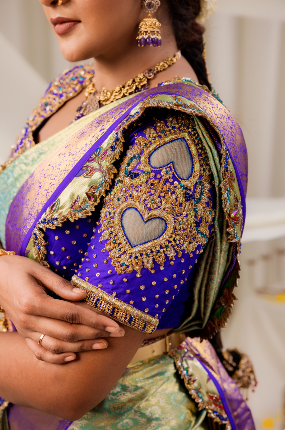 Paithani Size flex Blouse
