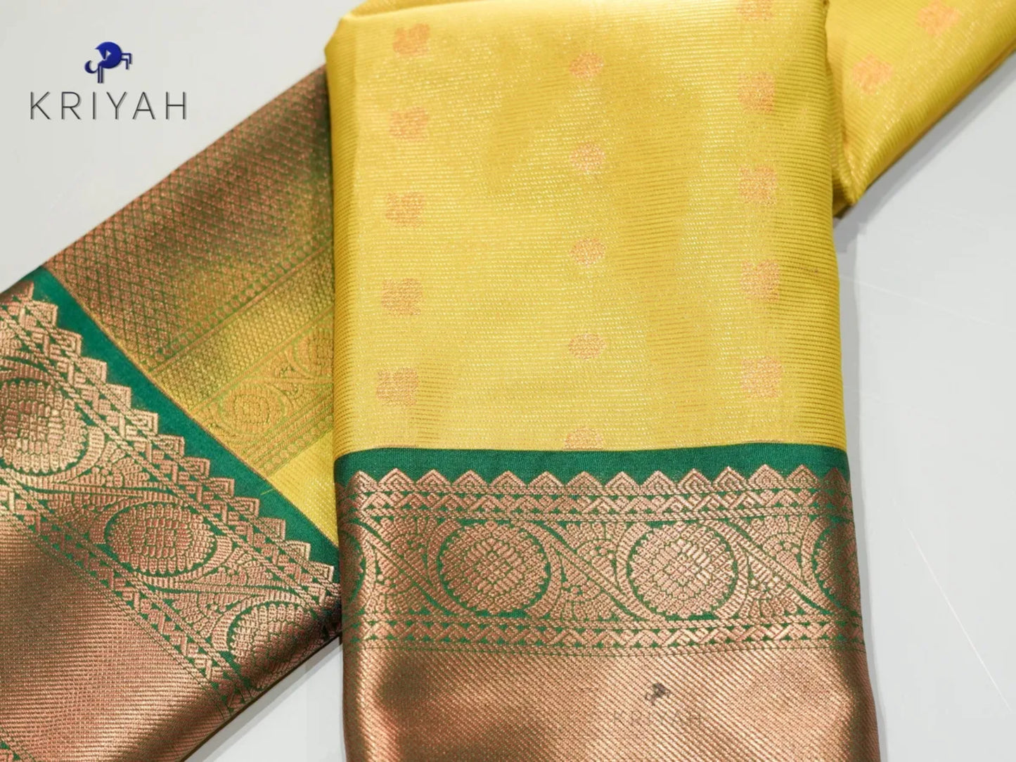 Avocado Green Vaira Oosi saree