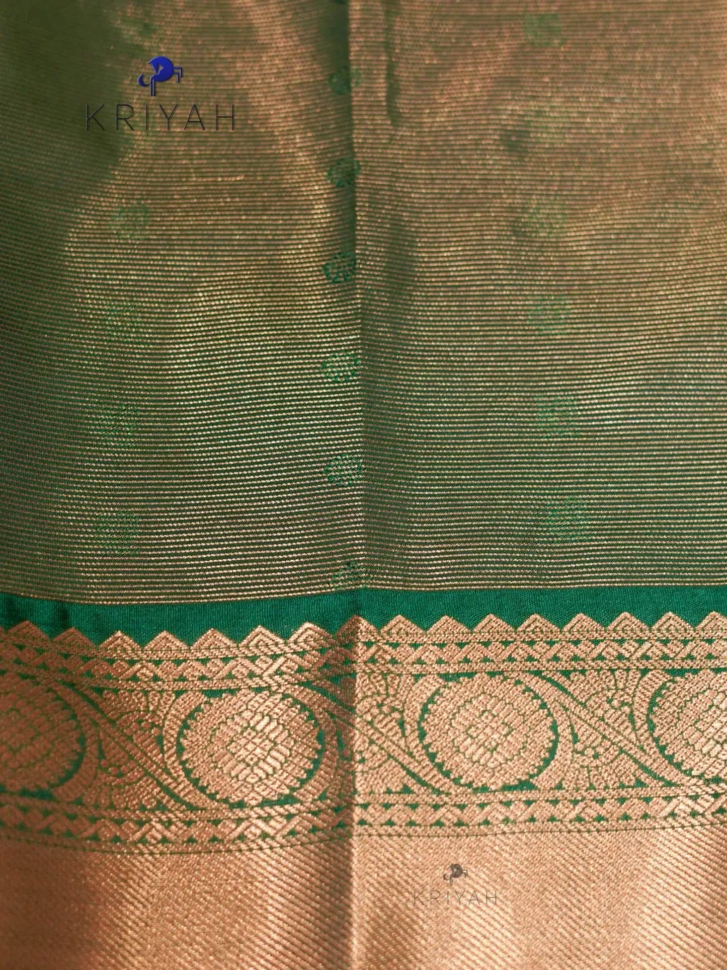 Avocado Green Vaira Oosi saree