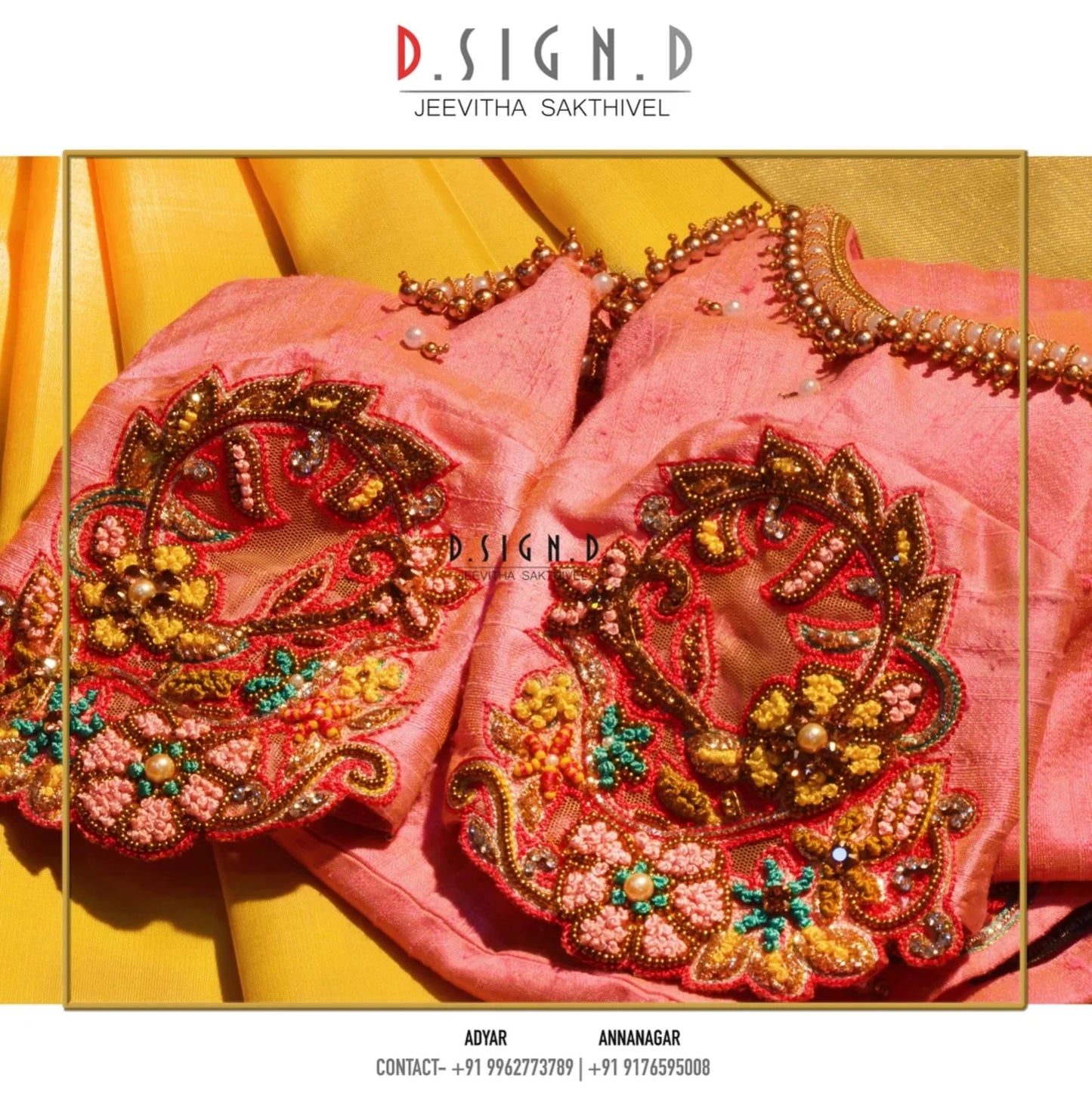 French knot Sheer Blouse