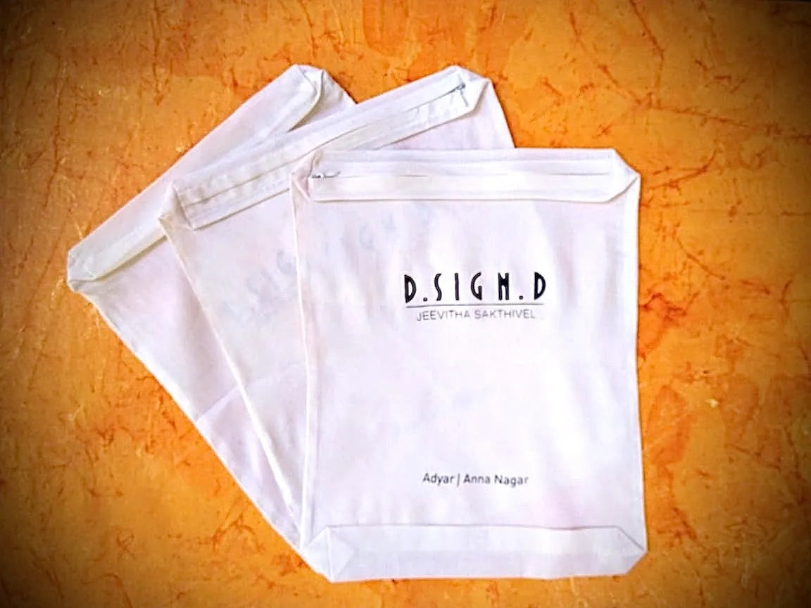 Muslin Blouse Protectors with Zipper