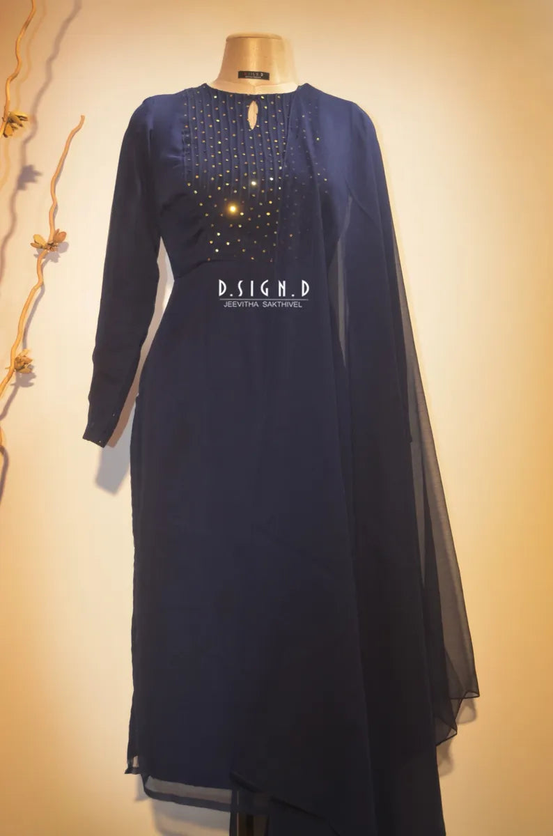 Navy blue tunic