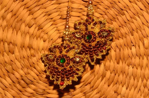 Peacock Kundan Tassel