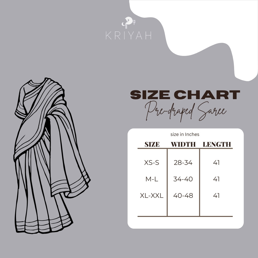 WHITE & CORAL RUFFLE SAREE