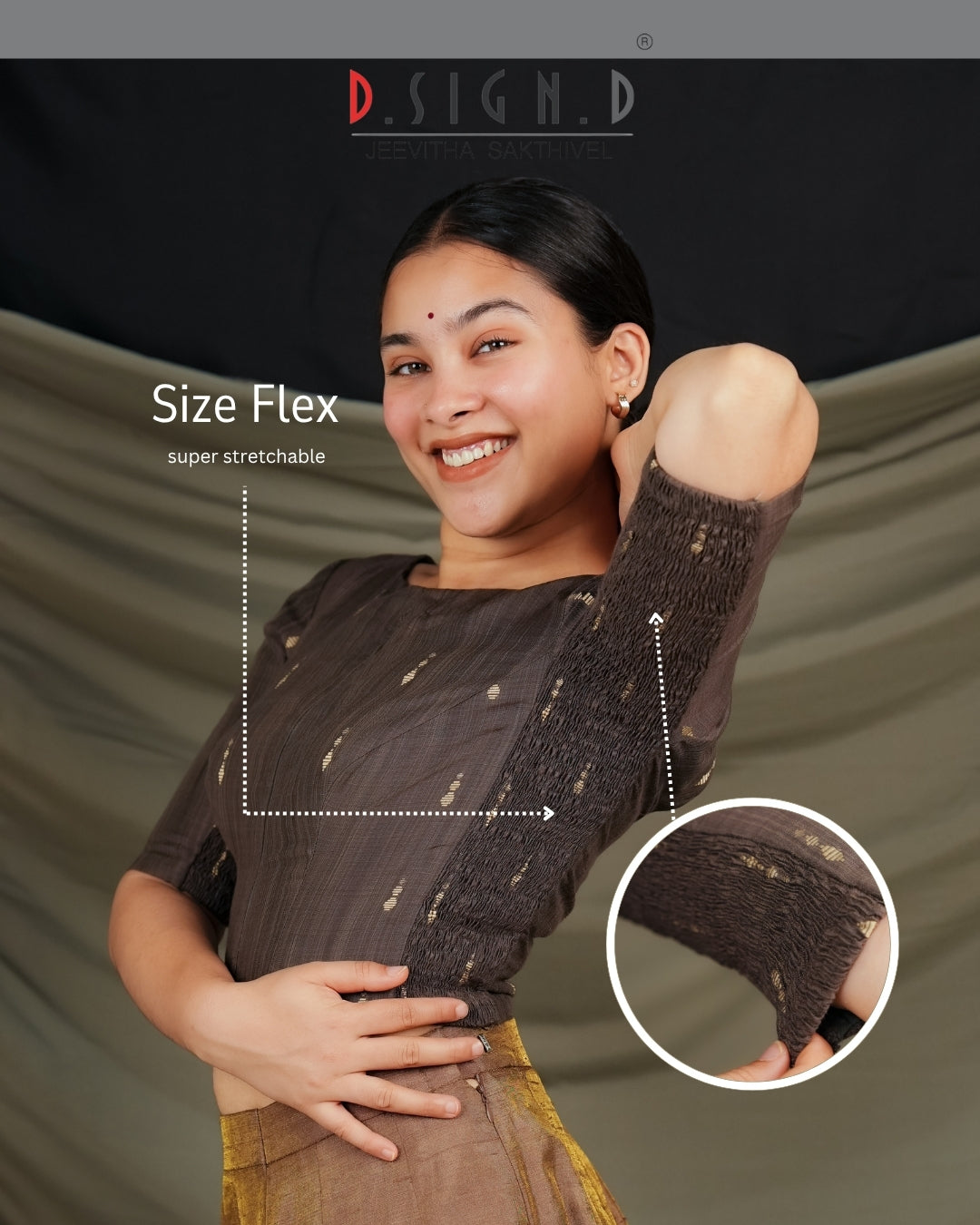 size flex blouse