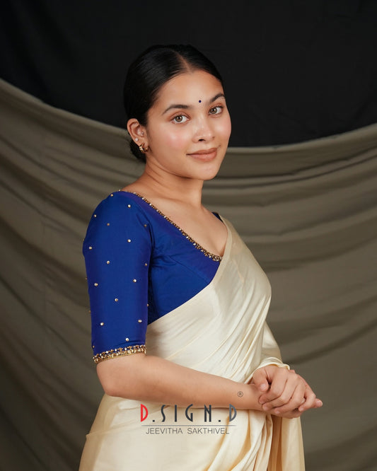 Anika - Blue Size flex Blouse