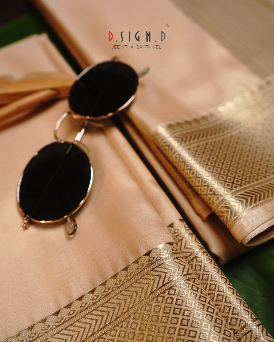 Classic- Gold fine silk dhoti set
