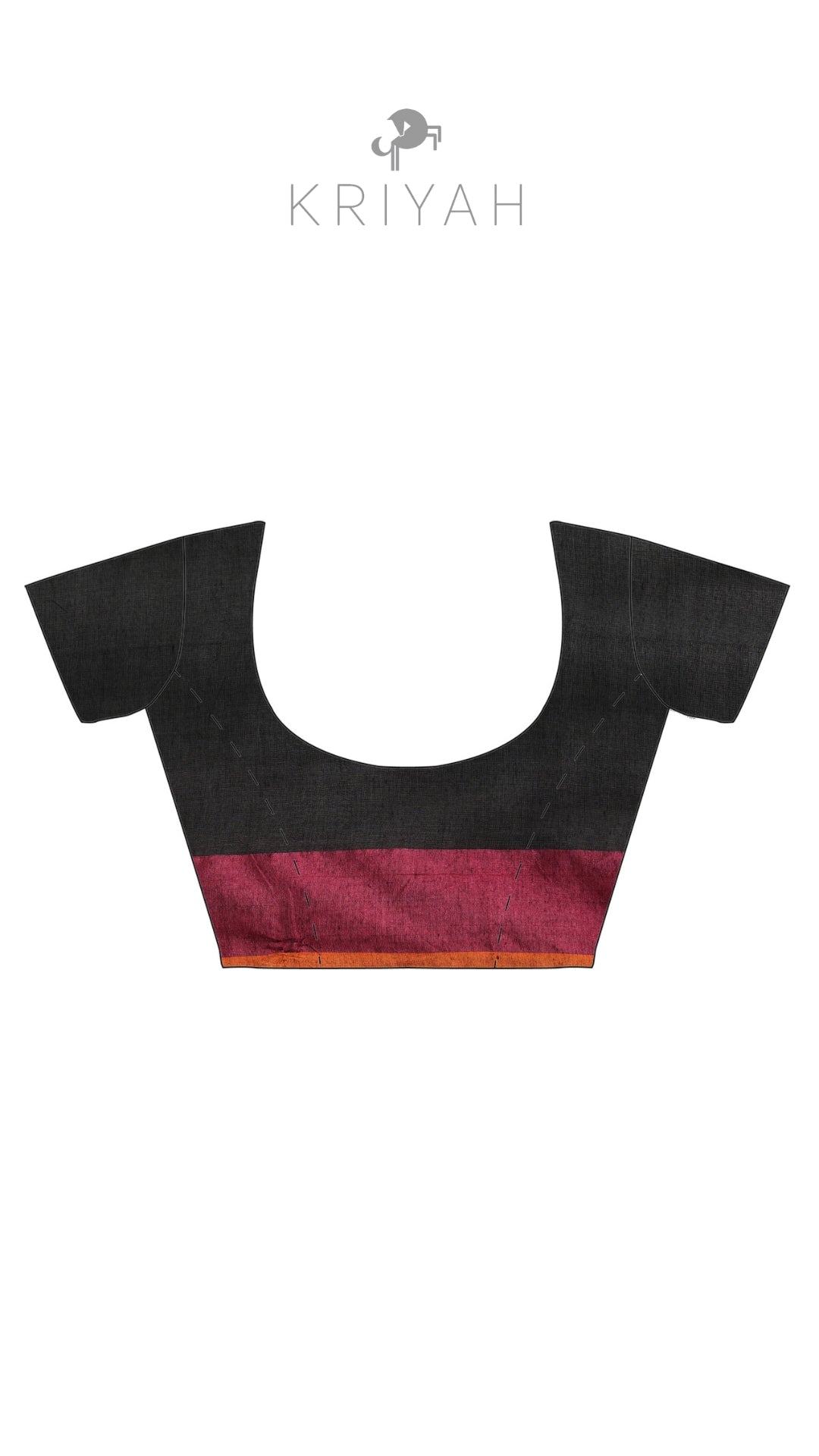 Avira - Black Mul Saree