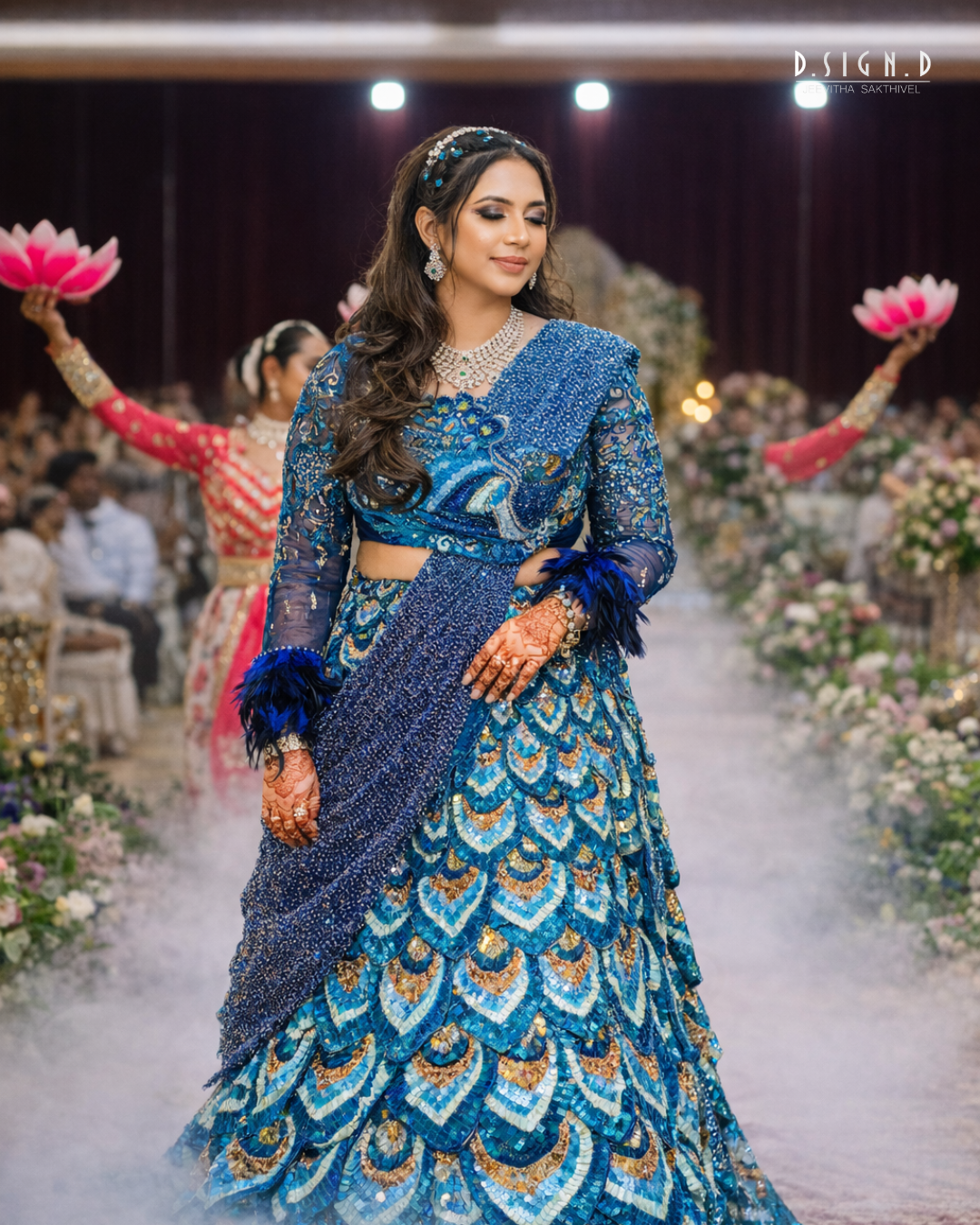 Regal Peacock Lehenga