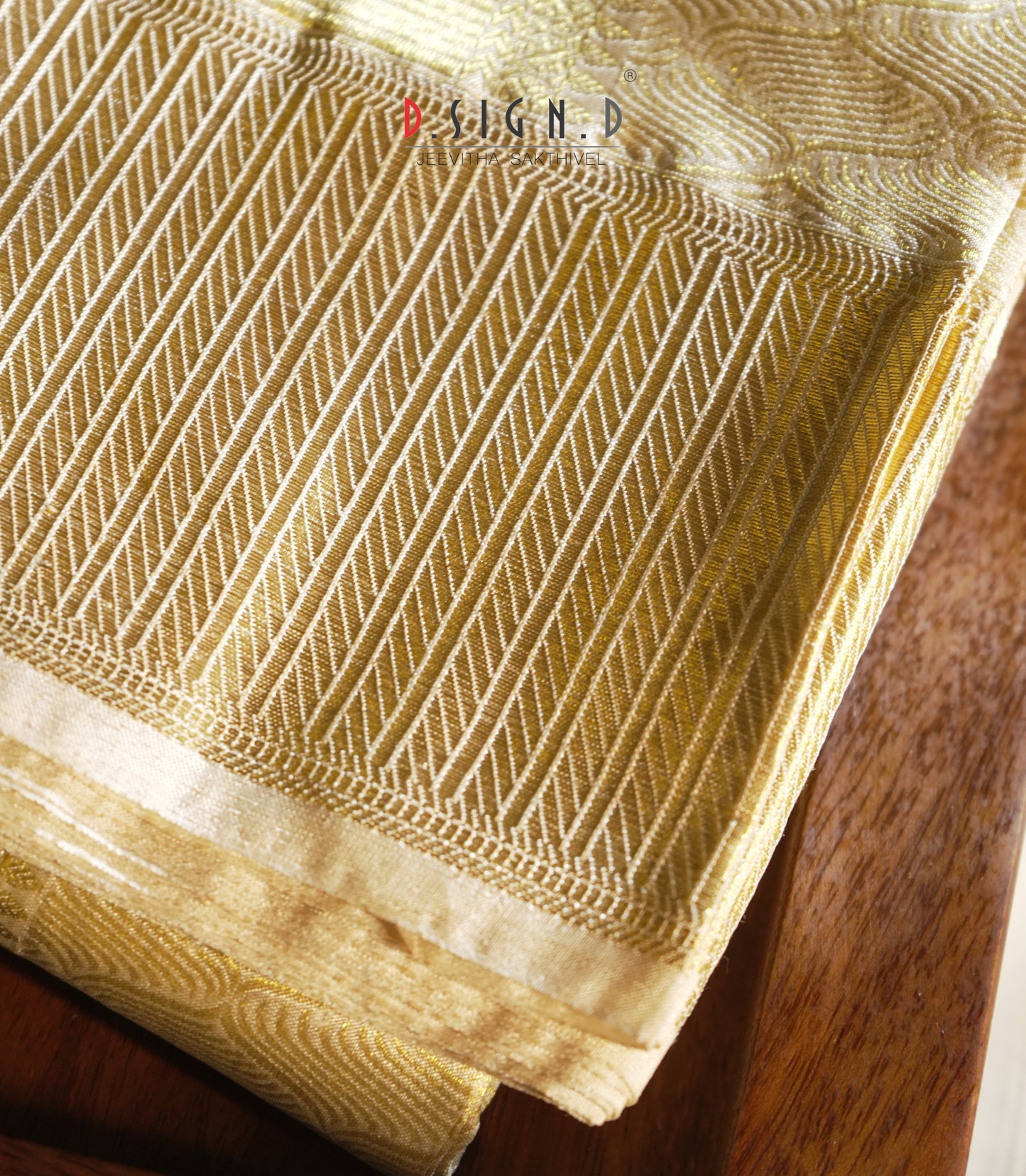 Aazhi- Celestial gold Spl Silk Blend Dhoti