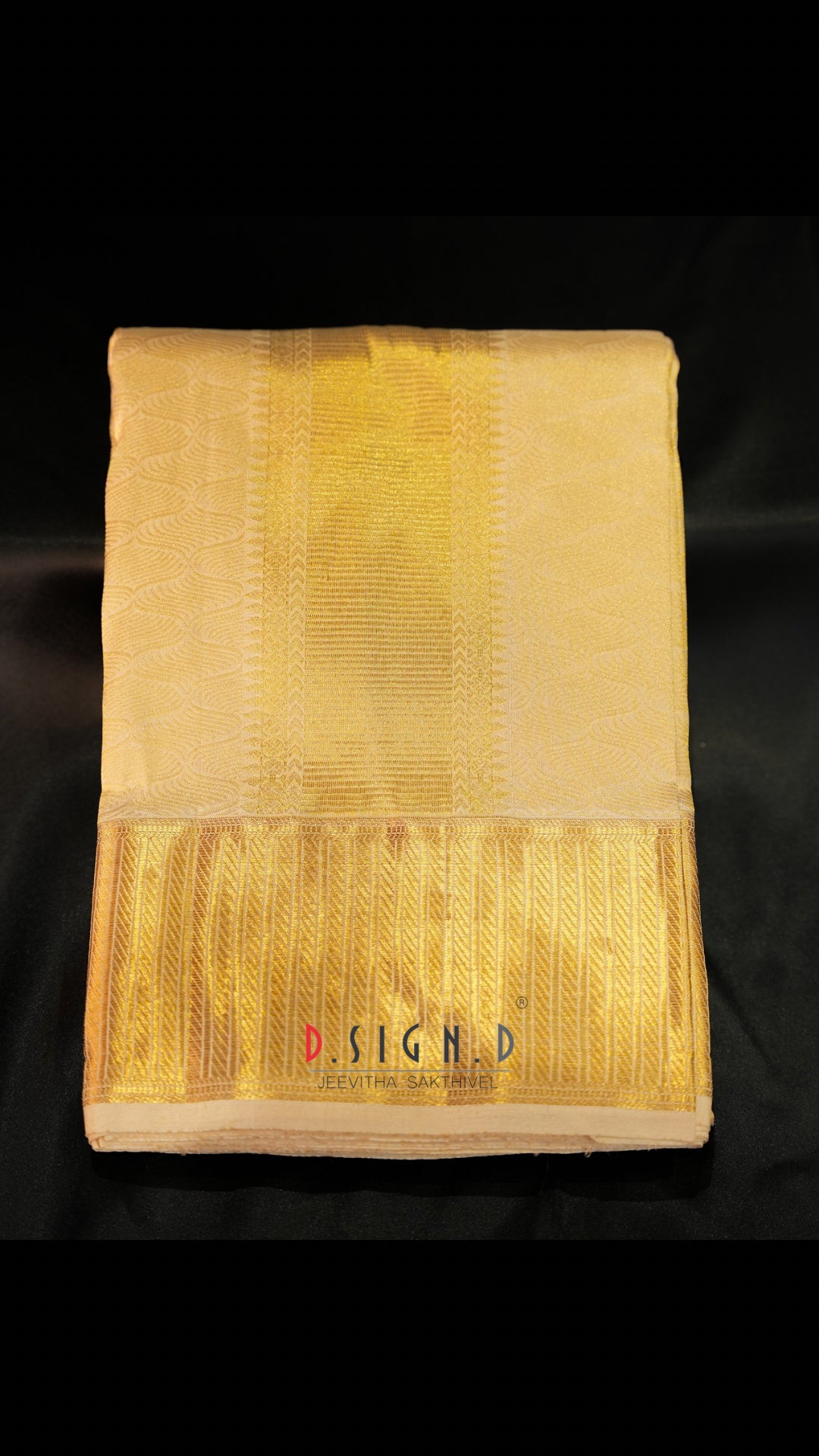 Aazhi- Celestial gold Spl Silk Blend Dhoti