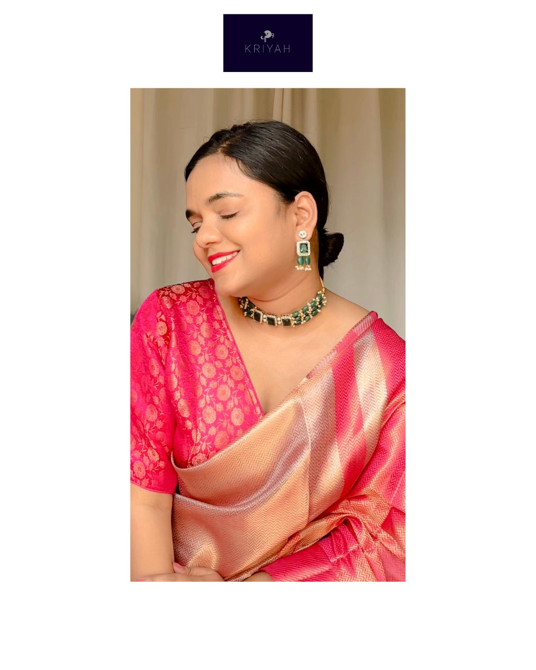 JYOTHIKA INSPIRED SEMI SILK SAREE