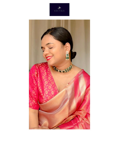 JYOTHIKA INSPIRED SEMI SILK SAREE