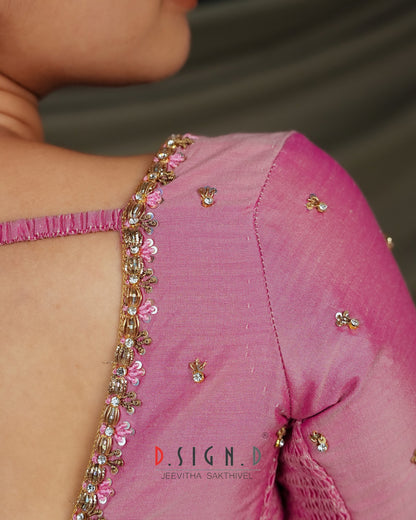 Anika - Pastel Pink Size flex Blouse