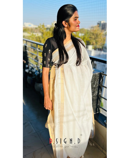 Anika - Black Size flex Blouse