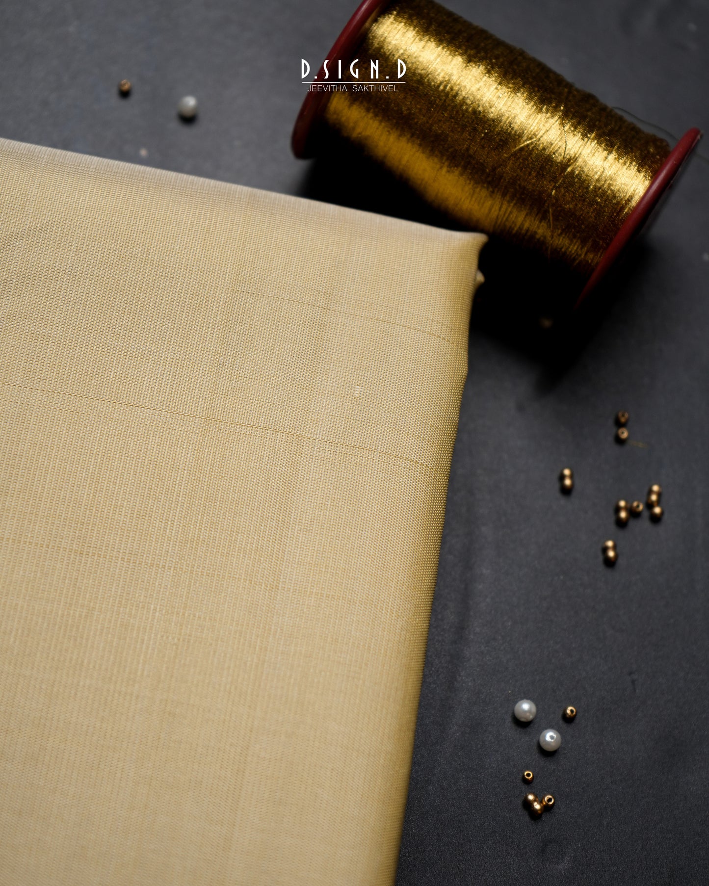 2G ZARI HANDLOOM - DIAMOND WEAVE BORDER PURE SILK DHOTI - 9x52G
