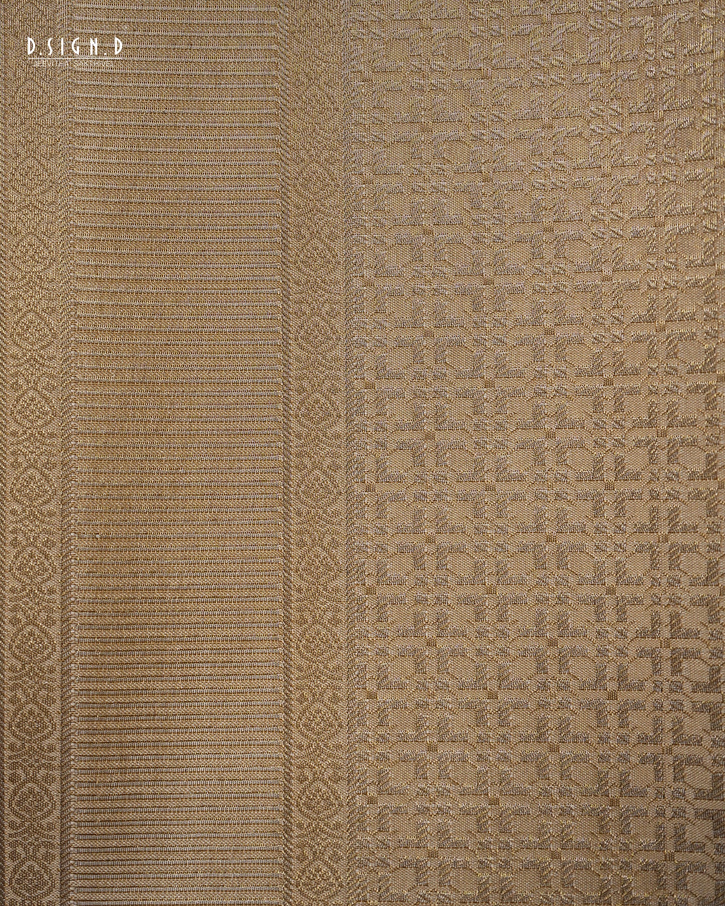 VAJRA TISSUE FINE SILK DHOTI SET- GOLD