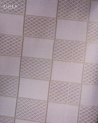 LAVENDER TISSUE KATTAM FINE SILK DHOTI SET