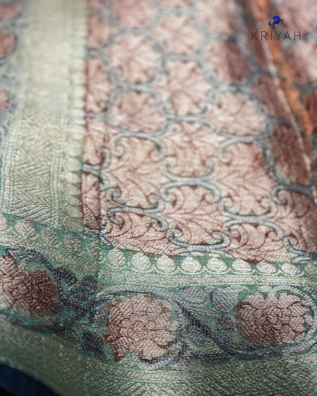 Tissue Kota Saree - Green