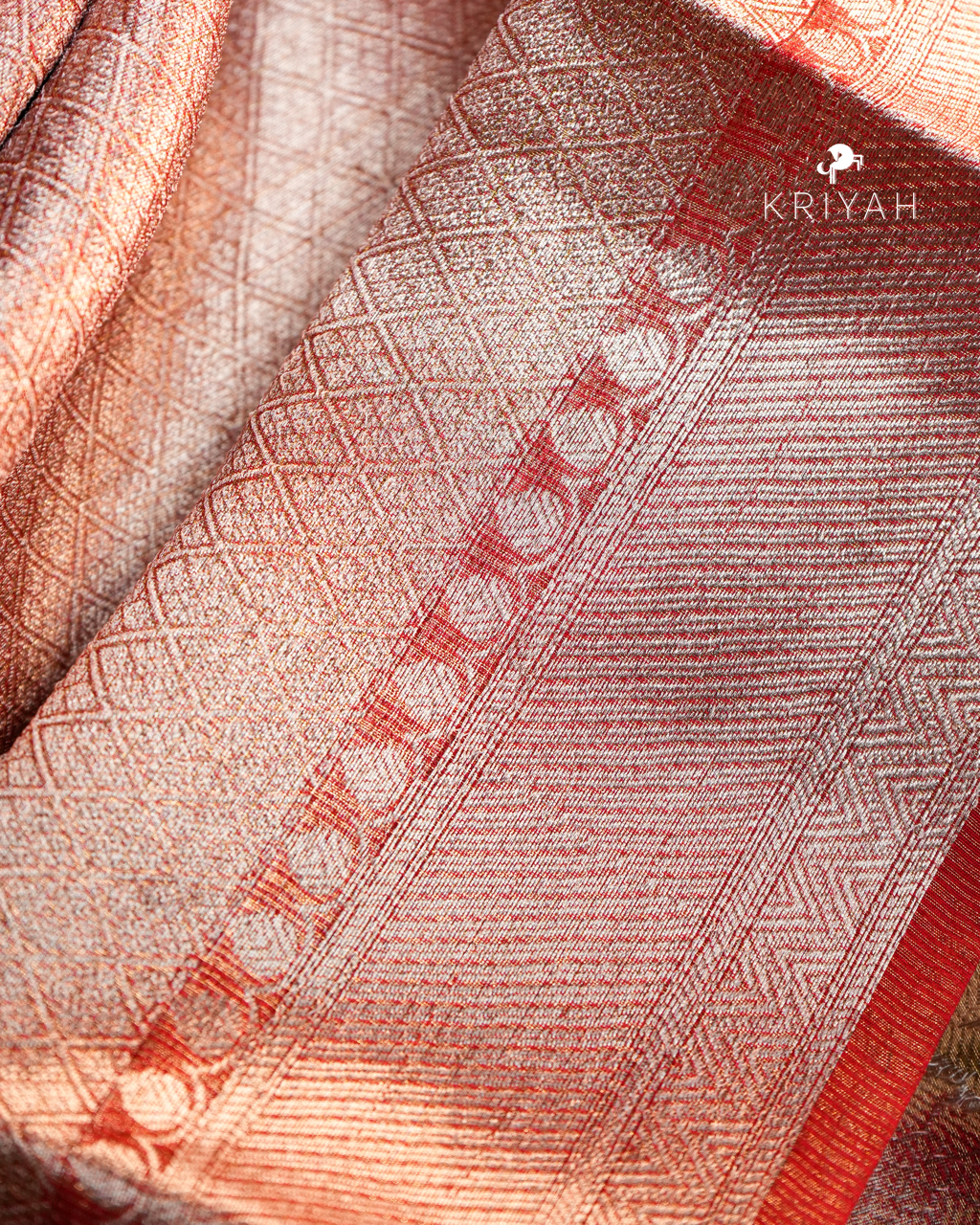 Tissue Kota Saree - Gold