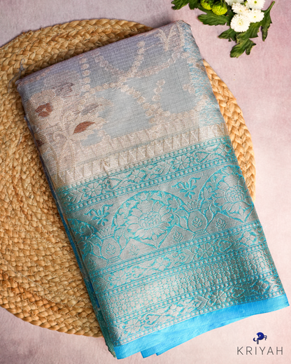 Banarasi Kota Saree in Multi-Dye Shade