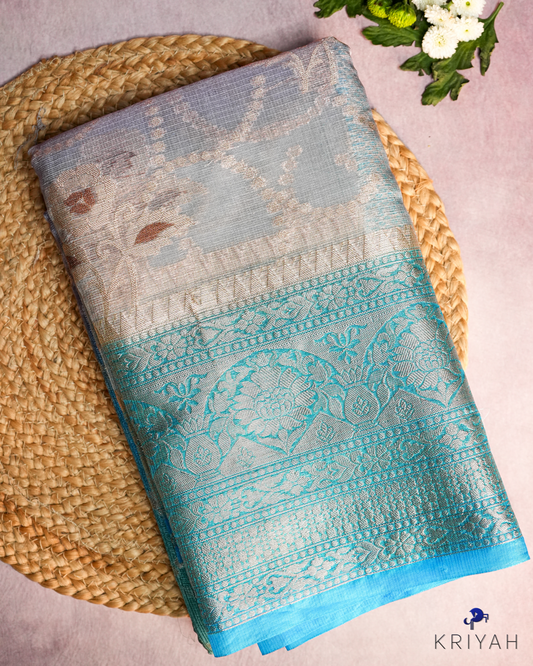 Banarasi Kota Saree in Multi-Dye Shade