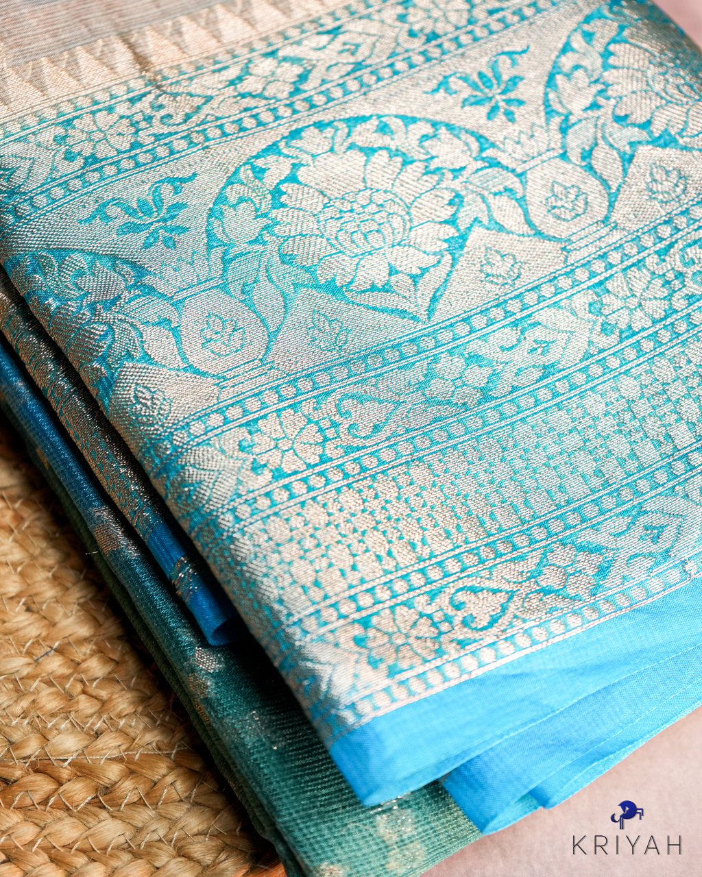 Banarasi Kota Saree in Multi-Dye Shade