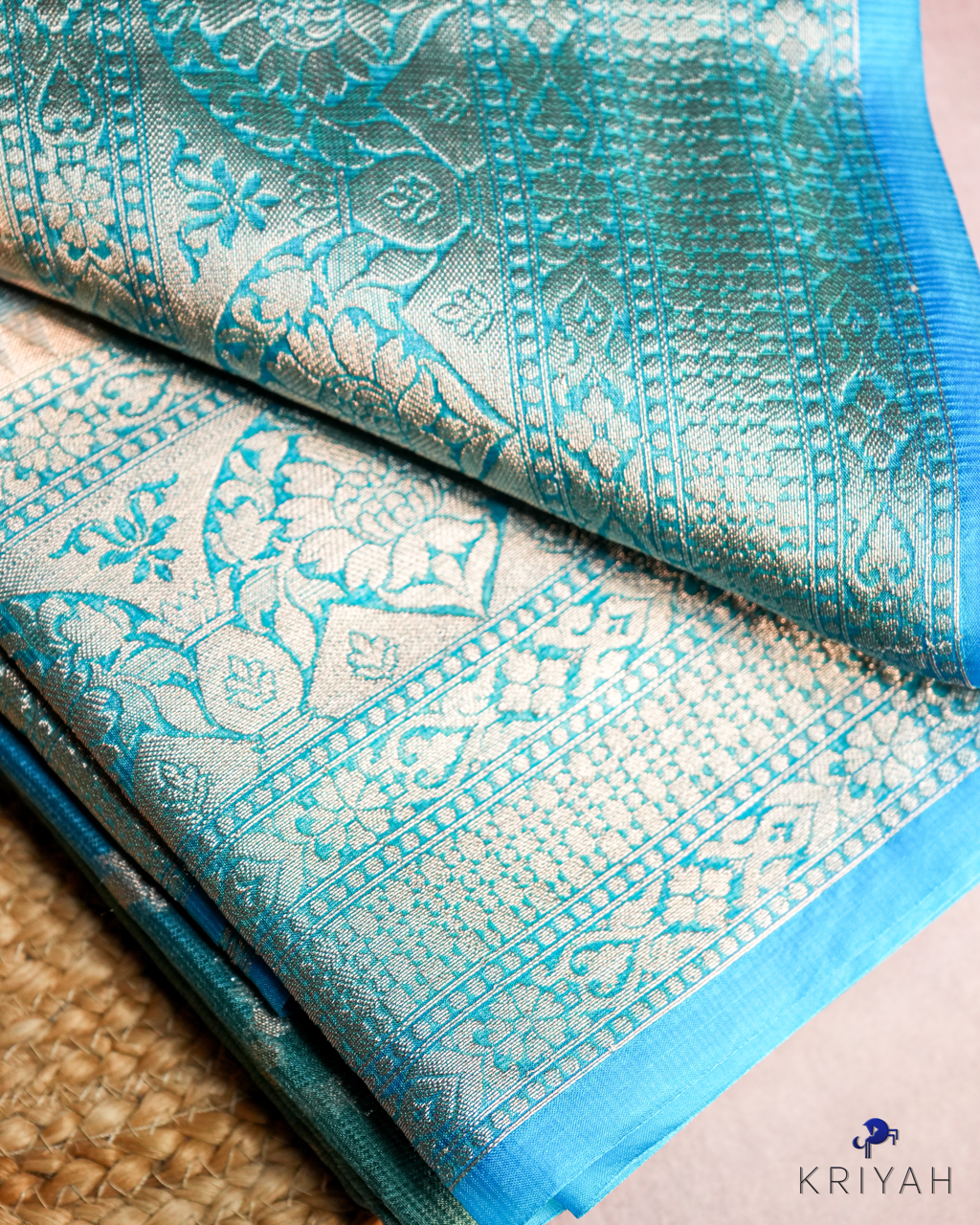 Banarasi Kota Saree in Multi-Dye Shade