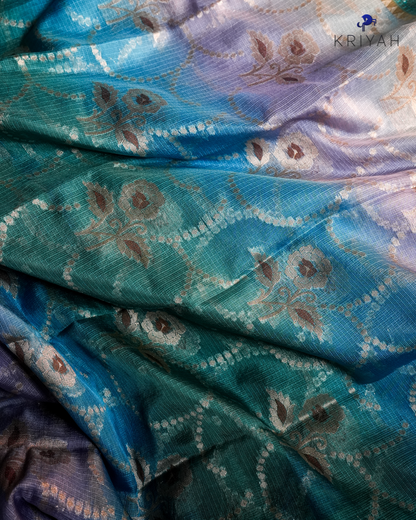 Banarasi Kota Saree in Multi-Dye Shade