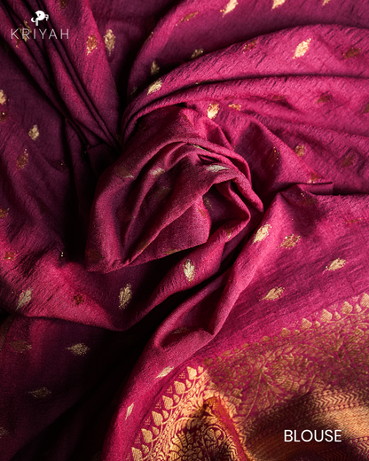 Banarasi  Saree - Peach