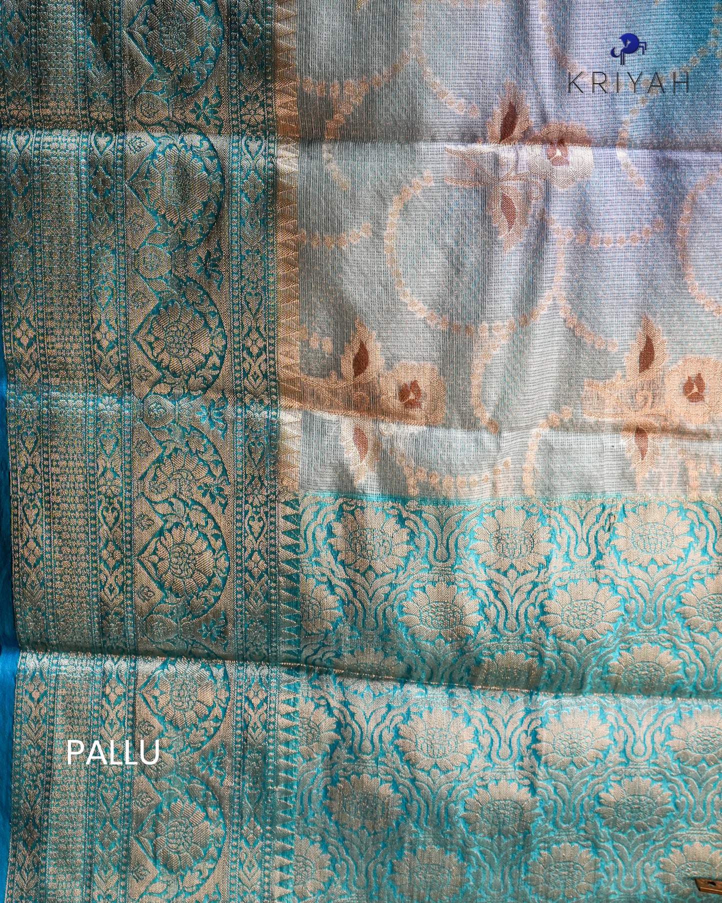 Banarasi Kota Saree in Multi-Dye Shade