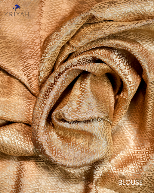Chiniya silk Saree - Mustard