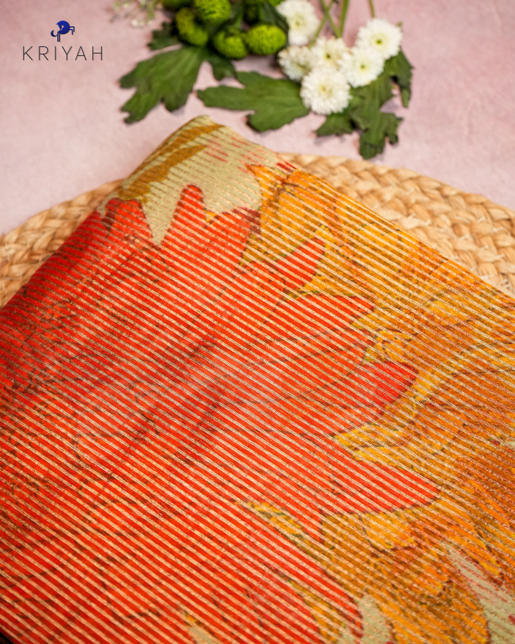 Tissue Organza Saree - Green